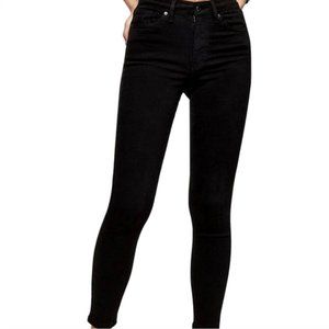 Topshop Black High Waisted Jamie Skinny Jeans